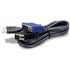 TK-CU15 cable para video, teclado y ratón (kvm) Negro 4,5 m