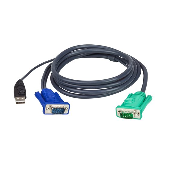 Cable KVM USB con SPHD 3 en 1 de 5 m