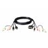Cable KVM HDMI a DVI-D USB con audio de 1,8 m