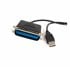 Cable de 1,8m Adaptador de Impresora Paralelo Centronics a USB A