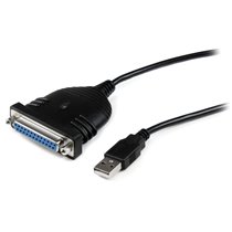 Cable de 1,8m Adaptador de Impresora Paralelo DB25 a USB A - H/M