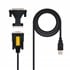 CONVERTIDOR USB A SERIE, TIPO A/M-RS232 DB9/M DB25/M, 1,8 M