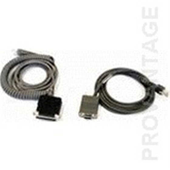 CAB-408 RS-232 Pwr Coil 9-Pin Fem cable de serie DB-9