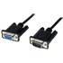 Cable 1m Módem Nulo Null Serie Serial DB9 Hembra a Macho - Negro