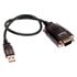 EW1116 cable de serie Negro 1,5 m USB 9 Sub-D