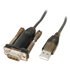 42855 cable de serie Gris, Transparente 1,5 m USB tipo A RS-232