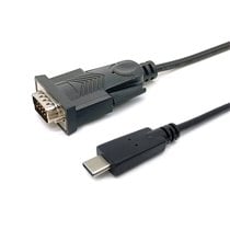 Cable USB-C a serie (DB9), M/M, 1,5 m
