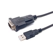 Cable USB-A a serie (DB9), M/M, 1,5 m