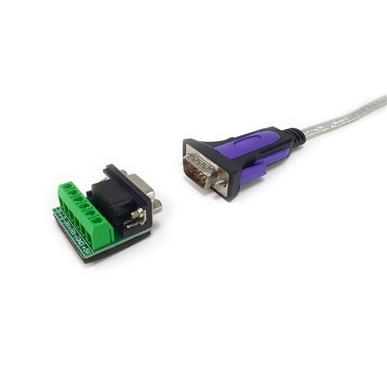 Cable adaptador USB-A a serie RS-422/485 DB9