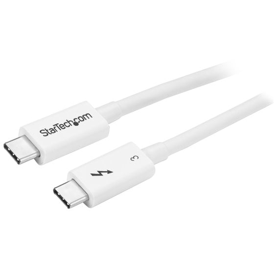 Cable Thunderbolt 3 Pasivo 50cm - 40Gbps - PD 100W - Vídeo 4K/5K - Cable Thunderbolt - Certificado Thunderbolt - Compatible USB4
