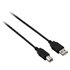 Cable USB negro con conector USB 2.0 A macho a USB 2.0 B macho 3m 10ft