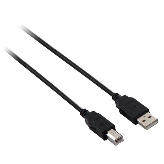 Cable USB 2.0 USB de A a B (m/m) negro 5 m