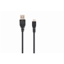 USB 2.0/microUSB 2.0, 0.3m cable USB 0,3 m USB A Micro-USB B Negro