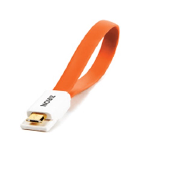 ZR204 cable USB USB 2.0 0,2 m USB A Micro-USB A Naranja