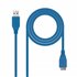CABLE USB 3.0, TIPO A/M-MICRO B/M, AZUL, 1.0 M