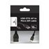 USB A - Micro-USB B, 0.15m cable USB USB 2.0 0,15 m Negro