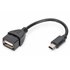 Adaptador/conversor USB mini-B - USB-A, OTG, 0,2 m