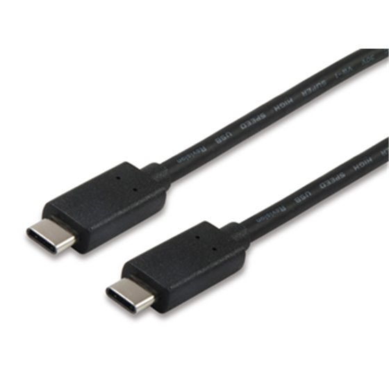 Cable USB 2.0 C a C, M/M, 1,0m, PD 60W