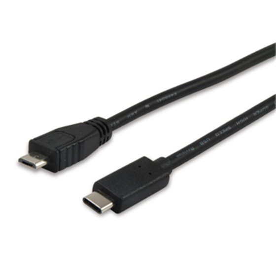 Cable USB 2.0 C a Micro-B, M/M, 1,0m