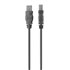 USB 2.0 A - USB 2.0 B, 3m cable USB USB A USB B Gris
