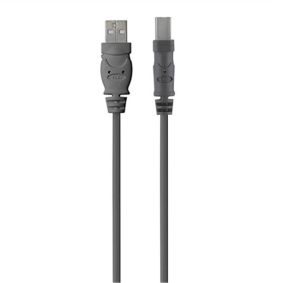 USB 2.0 A - USB 2.0 B, 3m cable USB USB A USB B Gris