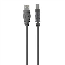USB 2.0 A - USB 2.0 B, 3m cable USB USB A USB B Gris