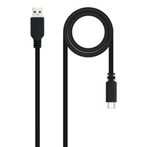 USB 2.0, 0.5m cable USB 0,5 m USB C USB A Negro