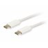 128352 Cable USB 3.2 Gen 2 C a C, 2,0m, PD 60W, 4K/60Hz, 5Gbps, Blanco