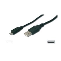 A/micro-B, 3m cable USB USB 2.0 USB A Micro-USB B Negro