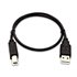 USB-A (macho) a USB-B (macho) de 0,5 m - Color negro