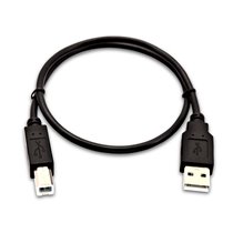 USB-A (macho) a USB-B (macho) de 0,5 m - Color negro