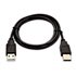 USB-A (macho) a USB-A (macho) de 1 m - Color negro