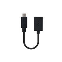 USB 2.0, 0.15m cable USB 0,15 m USB C USB A Negro