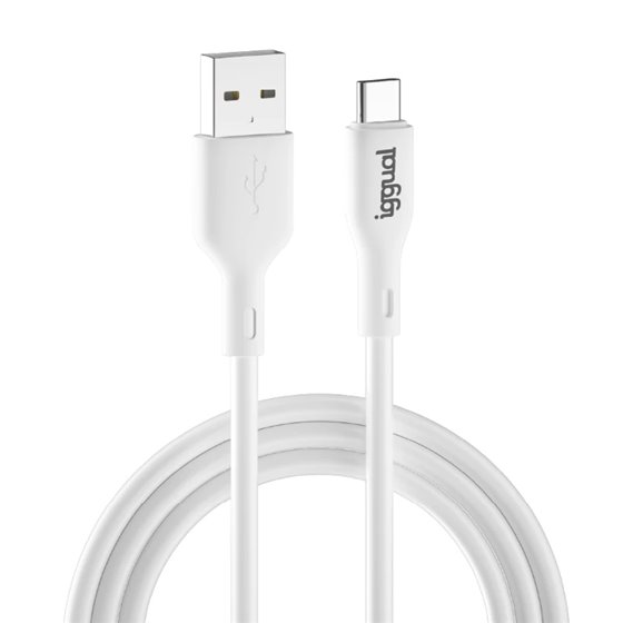 cable USB-A/USB-C 100 cm blanco