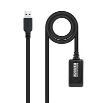 Cable USB 3.0 prolongador con amplificador, tipo A/M-A/H, 5m
