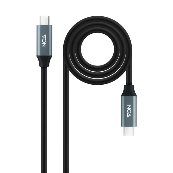 Cable USB 3.2 Gen2x2 20Gbps 5A/100W 4K/60Hz USB-C/M-USB-C/M, 1 m