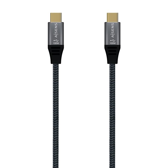 USB 3.2 Gen2x2 Aluminum Cable 20Gbps 8K@30Hz 5A 100W E-Mark, Type USB-C/M-USB-C/M, Grey, 1.5 m