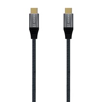 USB 3.2 Gen2x2 Aluminum Cable 20Gbps 8K@30Hz 5A 100W E-Mark, Type USB-C/M-USB-C/M, Grey, 1.5 m