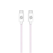 USBCUSBCCOTTPK cable USB 1,5 m USB C Rosa, Blanco