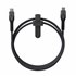 Kevlar cable USB USB 2.0 1,5 m USB C Negro, Gris