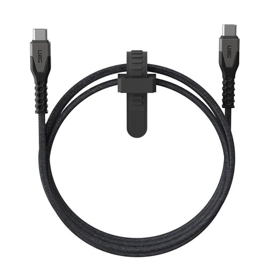 Kevlar cable USB USB 2.0 1,5 m USB C Negro, Gris