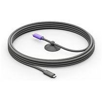 952-000195 cable USB USB 3.2 Gen 2 (3.1 Gen 2) 5 m USB C Grafito, Violeta