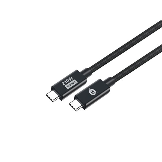 ETTA04B12 cable USB USB4 Gen 3x2 1,2 m USB C Negro