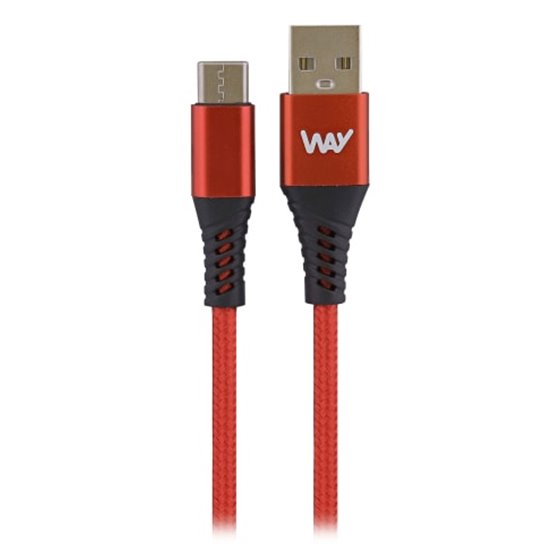 WTCUSB02RD cable USB 2 m USB C USB A Rojo