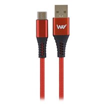 WTCUSB02RD cable USB 2 m USB C USB A Rojo