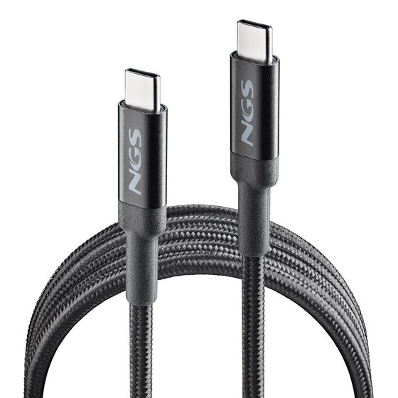 KNOT 65W-3 cable USB USB 2.0 3 m USB C Negro