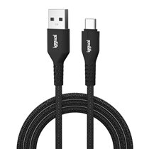 Cable USB-A a tipo C 3A 100 cm trenzado