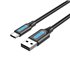 Cable USB 2.0 Tipo-C COKBD/ USB Macho - USB Tipo-C Macho/ 50cm/ Gris