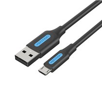 Cable USB 2.0 3A COLBG/ USB Macho - MicroUSB Macho/ 1.5m/ Negro