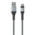 C520CKBK cable USB USB 2.0 2 m USB A USB C Negro, Plata